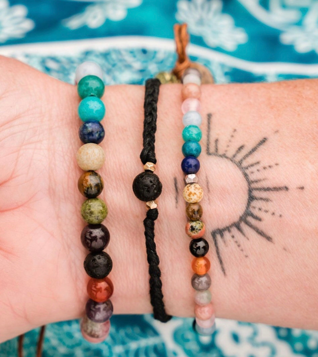 GEMSTONE BRACELETS AND CHOKERS