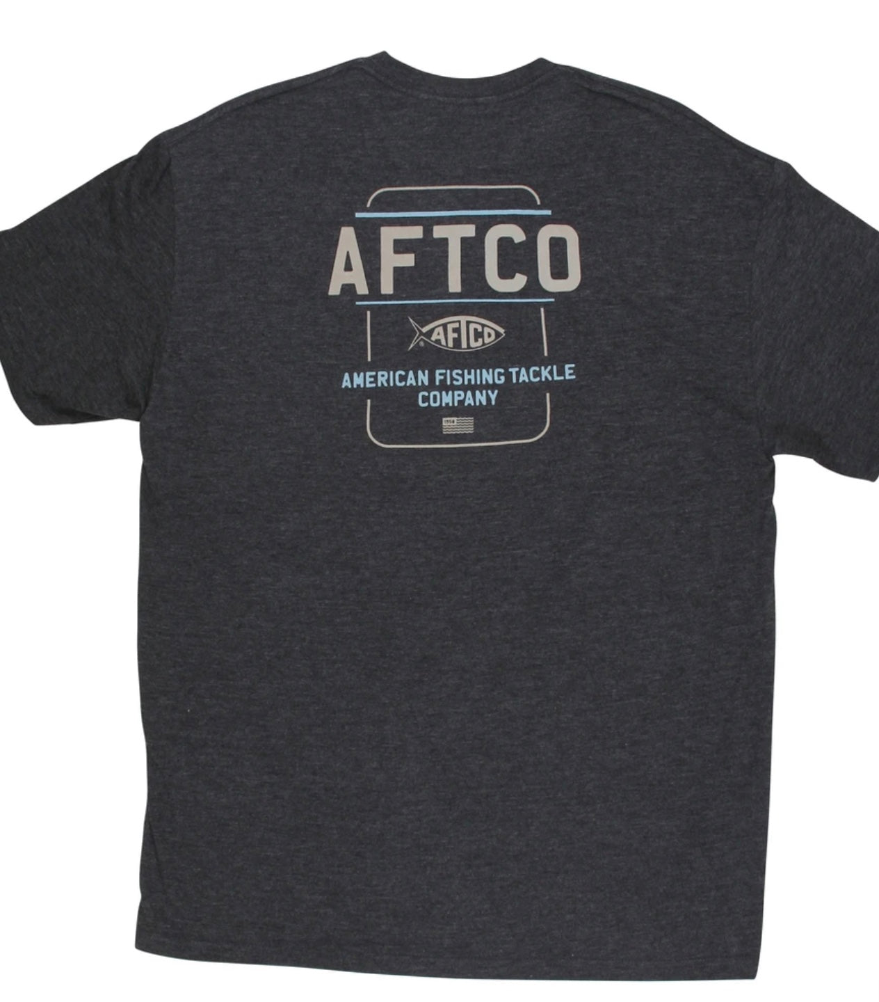 AFTCO T Shirt Men's Size XL Gray American Fishing Tackle Company 0060