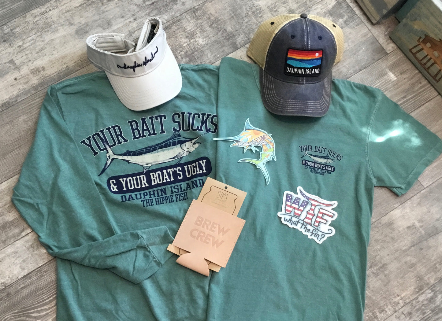 YOUR BAIT SUCKS & YOUR BOAT'S UGLY SS T-SHIRT