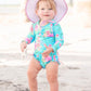 YOUTH ONE PIECE RASH GUARD